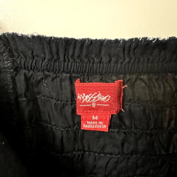 Y2k Vintage Mossimo Babydoll Cotton Tank Black Size Medium - Picture 5 of 7